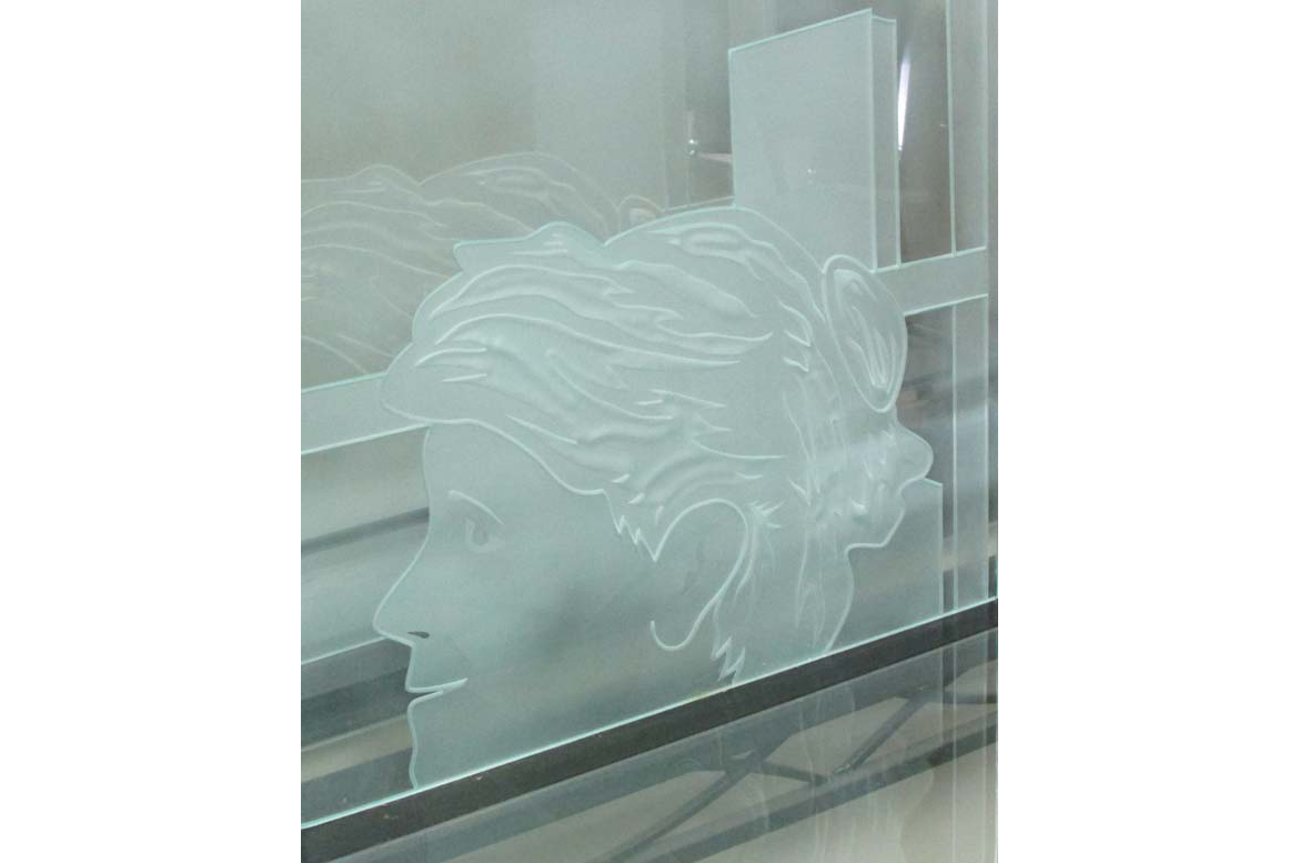 Glass Etched Face by BG Glass Company