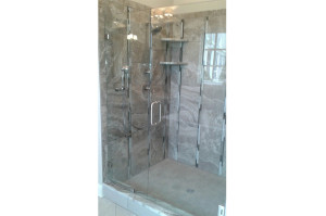 Glass shower Project at Olde Stone Home