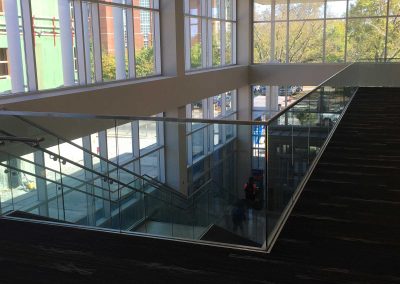 Glass Walkway and Stairway Railings by Bowling Green Glass Company