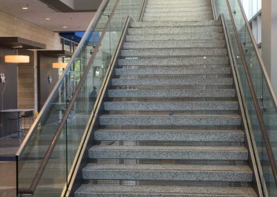 Stairway Glass Railings by Bowling Green Glass Company